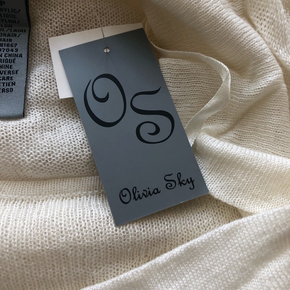BNWT Olivia Sky light wool/mohair women’s sweater pullover in SZ S!!! - Picture 5 of 6
